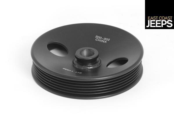 18011.01 omix-ada power steering pump pulley, 97-06 jeep tj wrangler, by