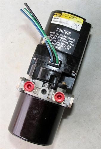 Parker 108amc19sp-al-1vt powerpack hydraulic pump assy piper 38998-005 aircraft