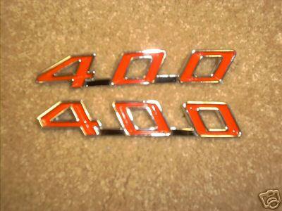 67 68 69 new firebird 400 hood emblems
