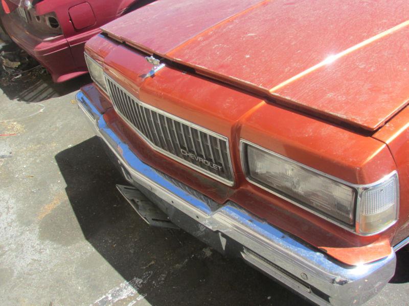 CHEVY IMPALA 1990 - factory FRONT HEADER PANEL w/flush headlites & GRILLE, US $190.00, image 2