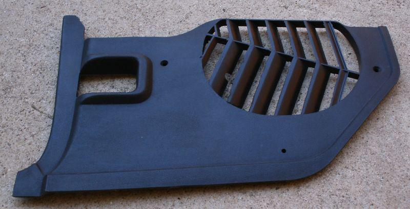 69 70 mustang shelby cougar kick panel black lh