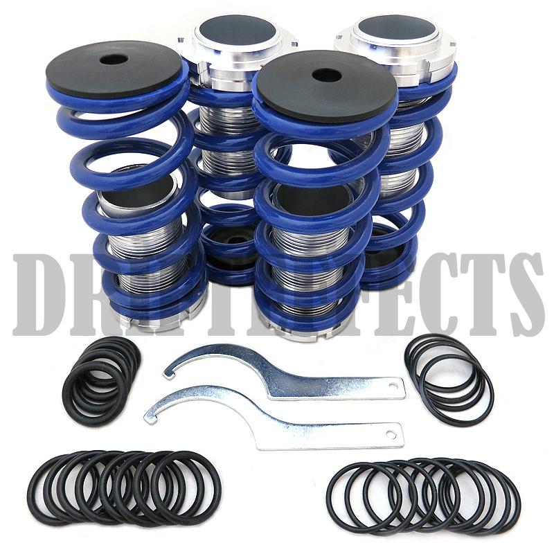 Buy BLUE 8800 CIVIC 0"4" JDM ADJUSTABLE SUSPENSION LOWERING SPRING