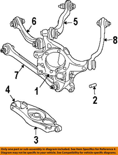 Mopar oem 5180480ac rear suspension-track bar