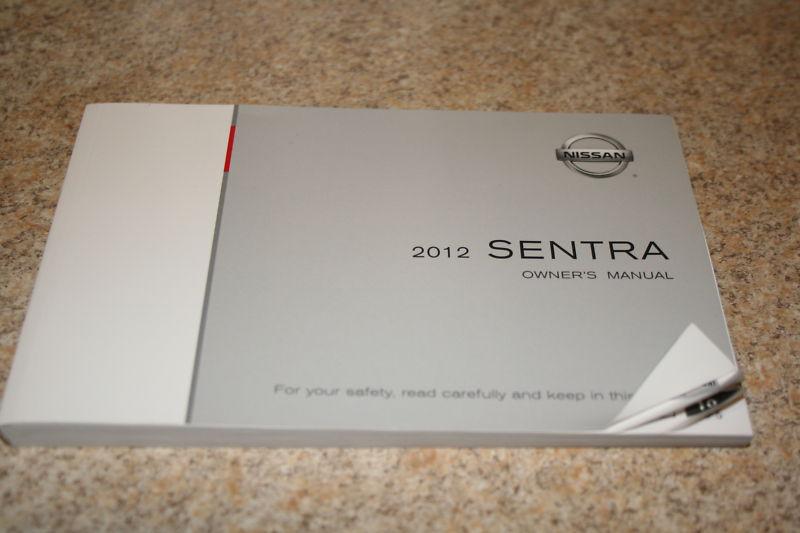 Lot of 5 2012 nissan sentra owners manuals