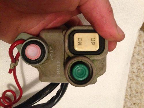 Kawasaki zxi 1100 electrical stop start trim kats button control ignition switch