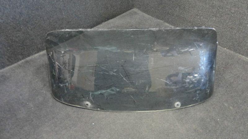 #wins-04 (9"hx"20.5wx7.5"d) skeeter bass boat smoke tinted windshield 