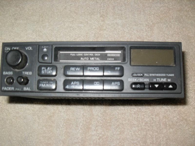 Vintage clarion am/fm radio cassette full logic control deck 