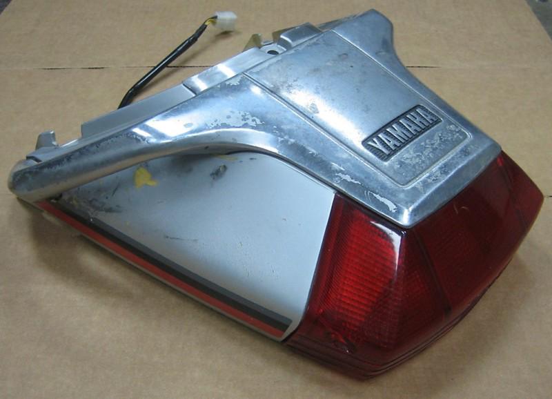Yamaha fj600 tail light assembly assy section rear side panels grab bars lens