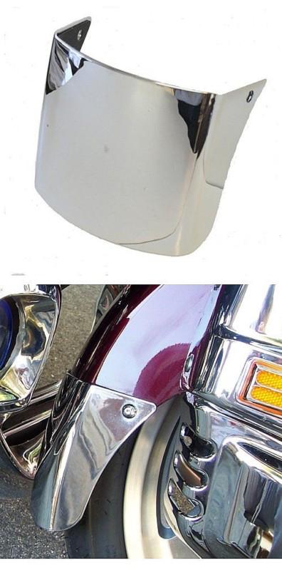 Honda gold wing gl1800 chrome front fender extension -non air bag models 45-1204