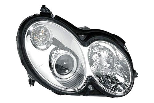 Replace mb2503164 - 2003 mercedes clk class front rh headlight assembly hid