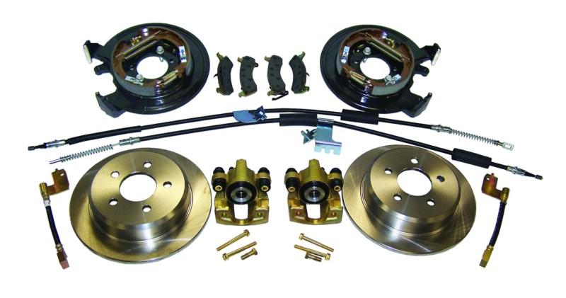 Crown automotive d35disc drum to disc conversion kit