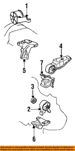 Toyota oem 1237211190 engine torque strut mount-insulator