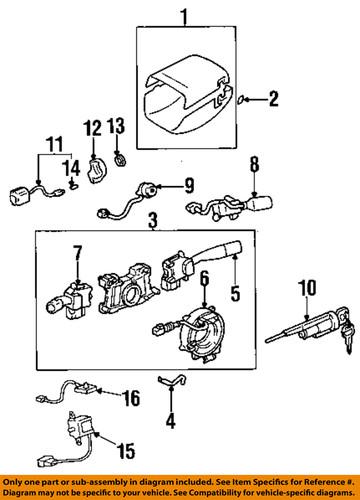 Toyota oem 8414007010 switch, multi-function/combination/combination switch