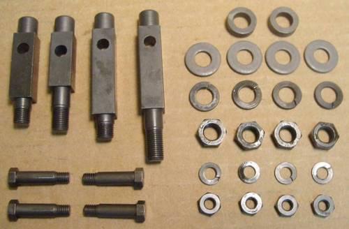 Footboard floorboard mount kit 4 harley 45" solo servi