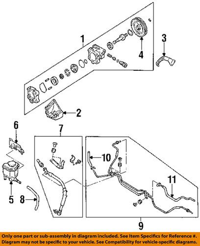 Nissan oem 497178b701 steering return hose/power steering reservoir line hose