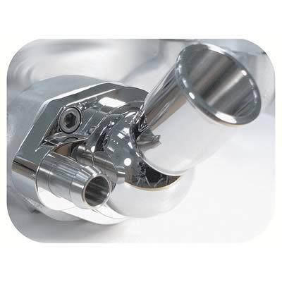 Performance stainless thermostat housing ford 289 302 351w 45 degree polished
