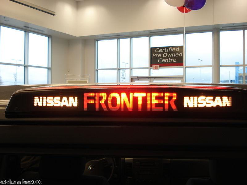 Nissan frontier 3rd brake light decal overlay 05 06 07 08 09 2010 2011 2012
