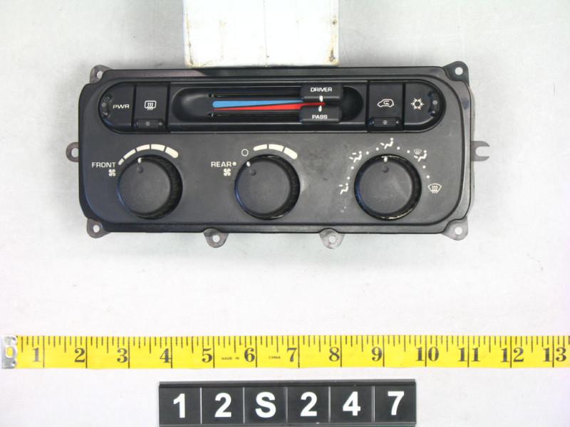 02 caravan temperature climate control ac heat unit panel switch 12s247