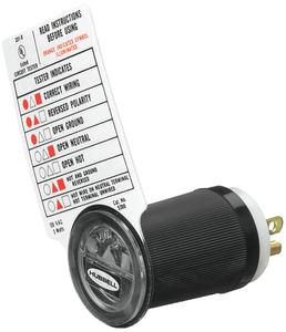 Hubbell receptacle circuit tester hbl5200