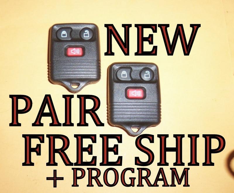 New pair 04 05 06 ford sport trac escape moterey freestar keyless remote entry