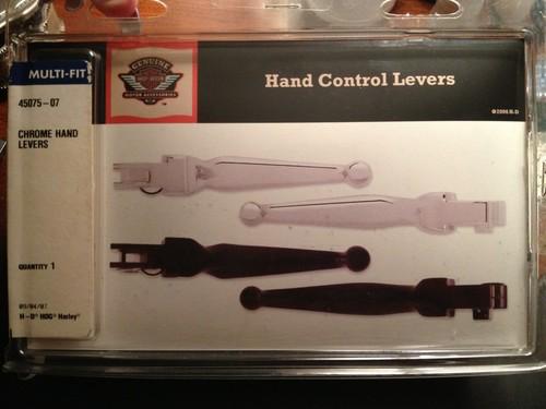 Harley davidson chrome hand controls 45075-07 -see fitments save $20+!