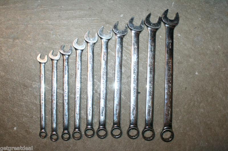 Snap-on tools flank drive® plus combi metric 12-p wrench set 10-19mm 10pc