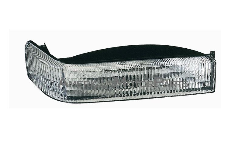 Passenger replacement bumper park turn signal light 97-98 jeep grand cherokee