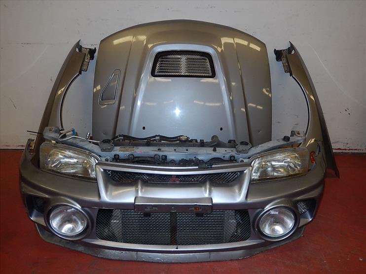 Jdm mitsubishi lancer evolution 4 front conversion bumper hood headligts 1996-98