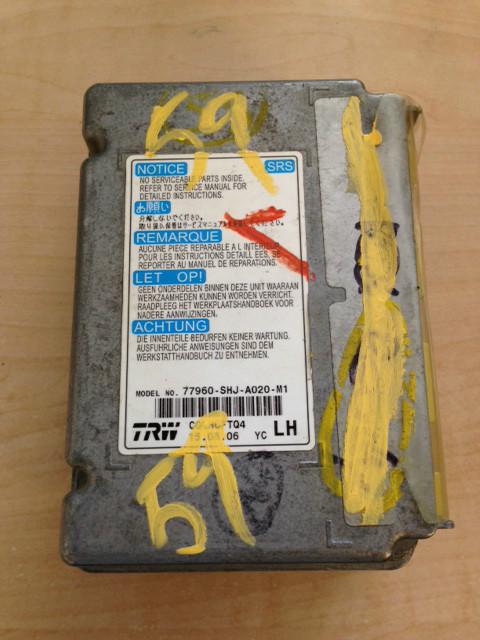 06 07 08 honda pilot airbag computer module - clean- 
