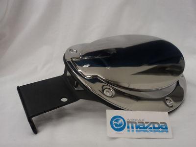 Mazda mx5 miata 2006-2013 hard top chrome fuel door! oem