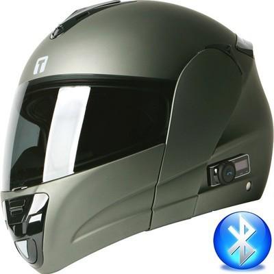 Torc inerstate t22 flat black.silver with blinc bluebooth modular