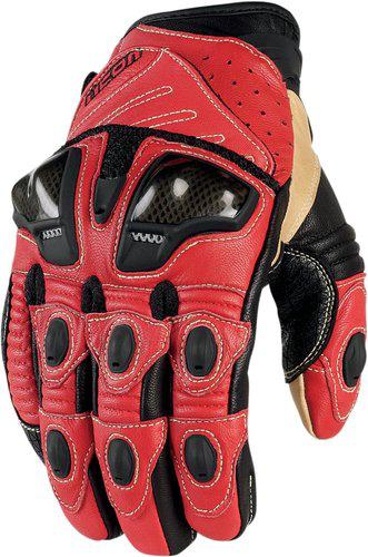 *fast shipping* 2013 icon overlord short glove (red) motorcycle gloves
