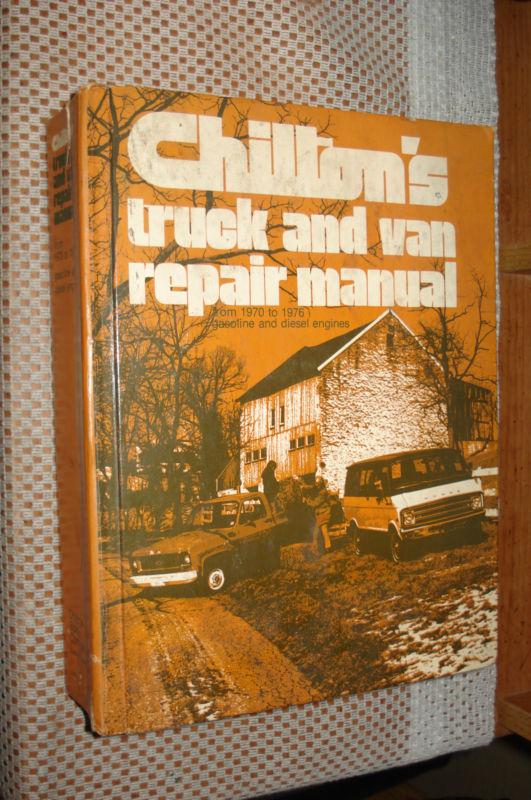 1970-1976 truck service manual shop book chevy ford dodge gmc 71 72 73 74 75