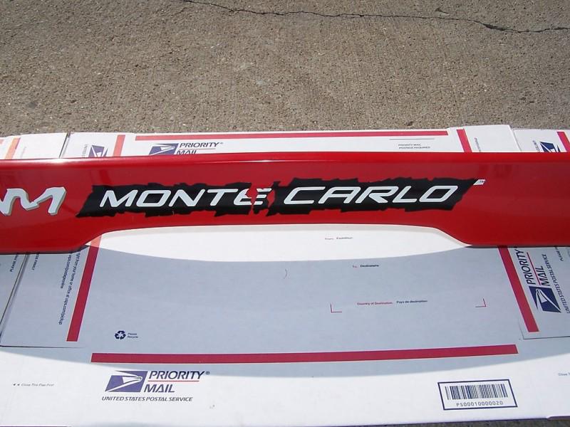 Buy 00 01 02 03 04 05 TEAM MONTE CARLO SS TAZ NASCAR REAR DECK LID