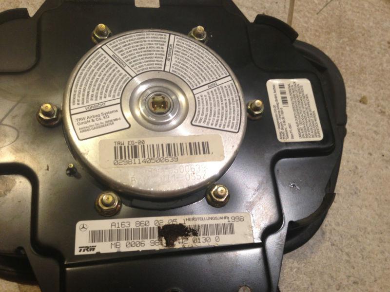 98 99 MERCEDES w163 ML320 ML430 FRONT LEFT RIGHT DOOR AIRBAG AIR BAG, US $19.00, image 4