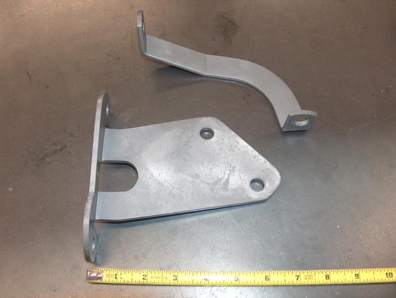 Gm borg warner t89 3 speed transmission hurst shifter mounting bracket and brace