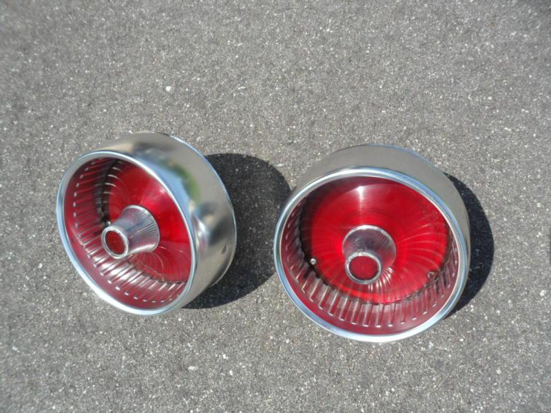 1961 ford starliner galaxie pair of tail light assemblies