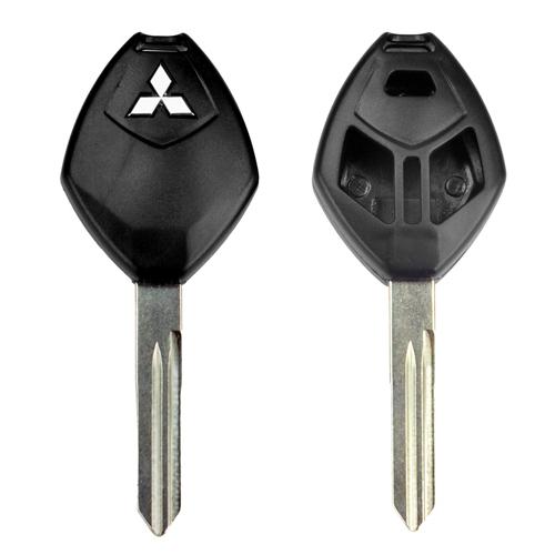 3 button mitsubishi remote replacement key housing blank shell case uncut usa