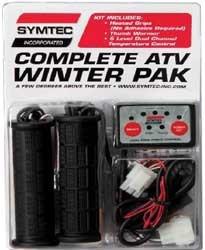Symtec atv winter pak heated handlebar grips with 4 zone controller