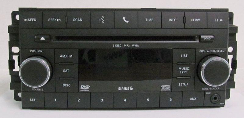 10 dodge journey xm 6 disc cd dvd changer radio sirius bluetooth 0506498ac