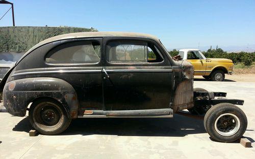 1948 ford 2 door sedan  rat rod project