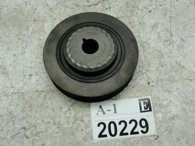 02-05 freelander harmonic balancer crankshaft crank shaft engine main pulley oem