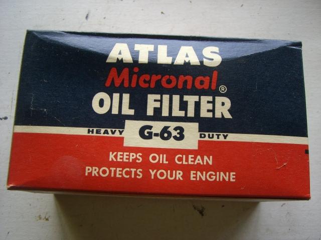 Aftermarket Atlas engine oil filter 1956-57 Chevy V/8, US $8.99, image 2