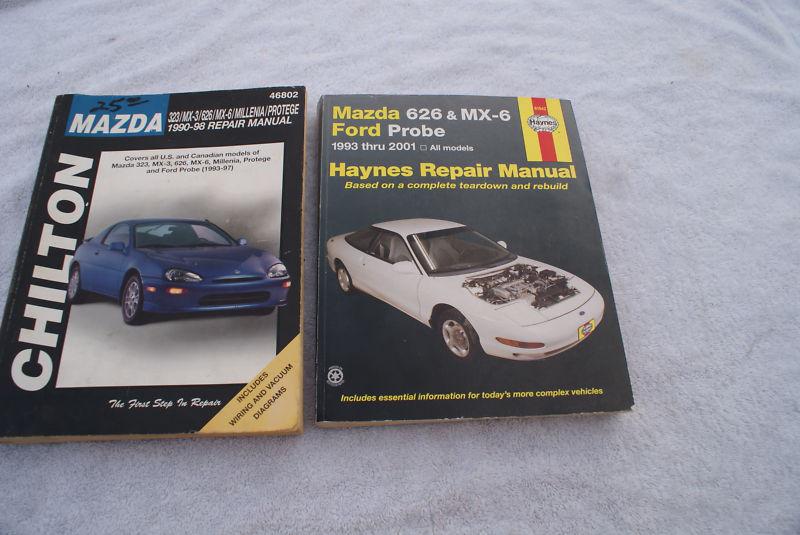 Repair manuals - mazda mx-6, 626, 323, mx-3 millenia, protege and ford probe