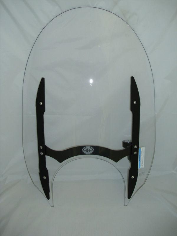 Yamaha raider scl tall 19" touring midnight quick release windshield and mounts