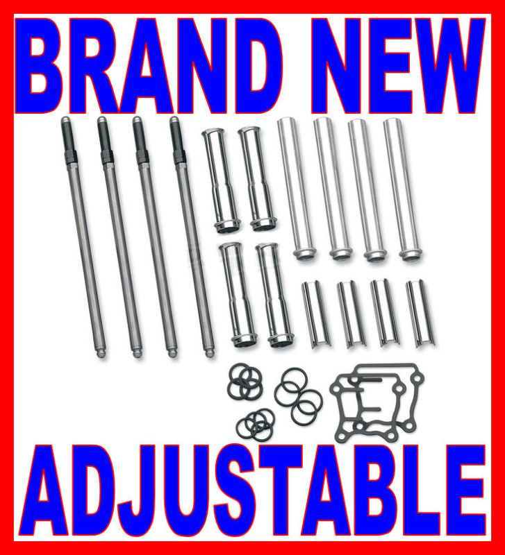 Buy S&S S S ADJUSTABLE PUSHROD & COVER KIT HARLEY DAVIDSON TWIN CAM