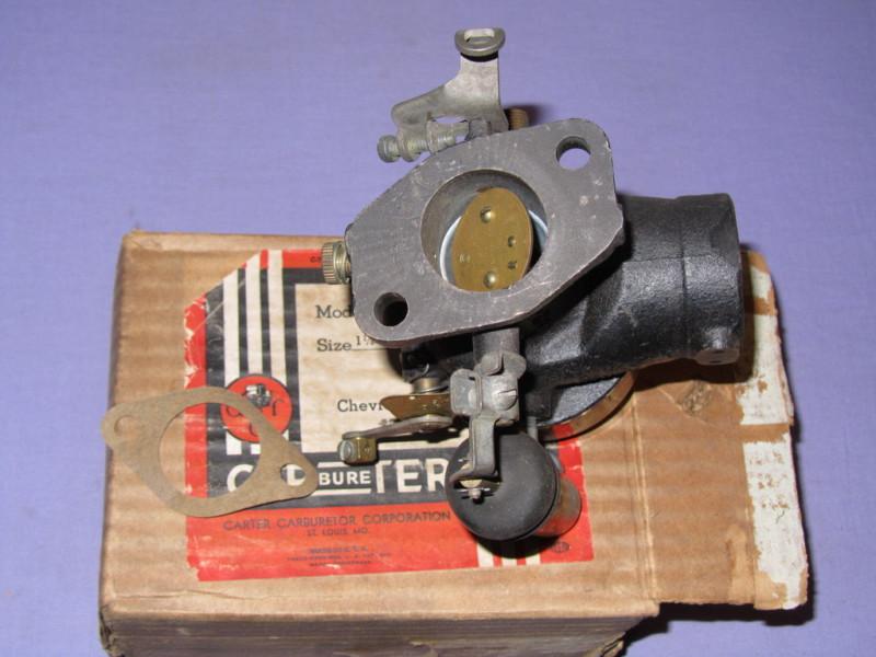 NOS GM 1929-30 Chevrolet 150S Carter Brass Bowl Carburetor, US $299.99, image 3