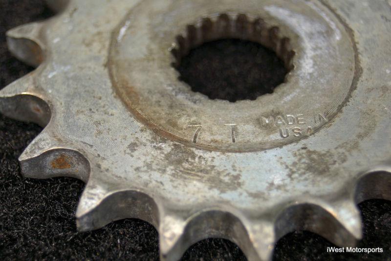 1999 CR125 CR 125 CR125R Shifter Go Kart Engine Sprocket PBI 17T 17 x 428 Pitch, US $15.99, image 2