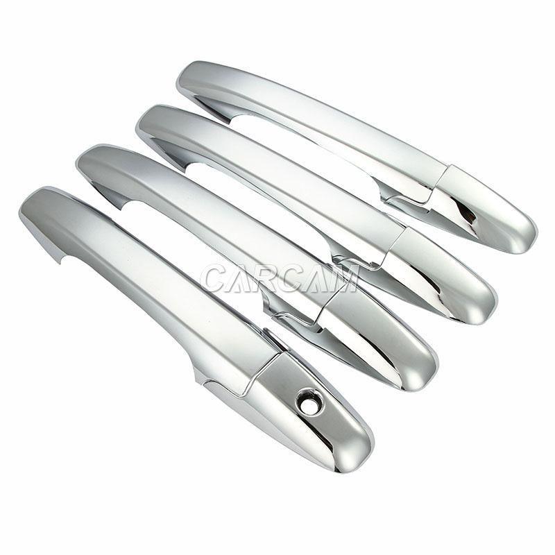 8pcs chrome door handle cover trim for 2006-2011 honda civic sedan 07 08 09 10 