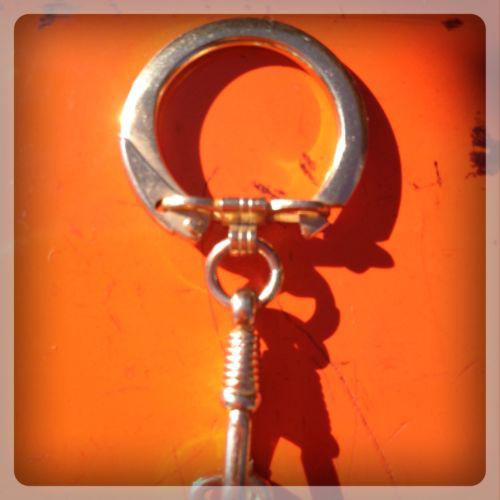 NOS 50s 60s Vintage Uncut Gold-Tone Plymouth Rocket Silhouette Key Blank & Ring, US $9.99, image 4